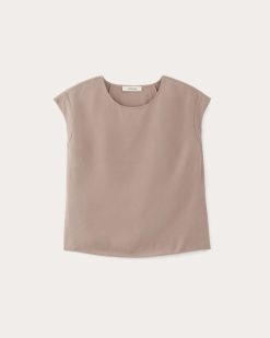 Alternative view of The Muscle Top in Butterlite | Dusty Rose