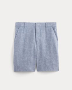 Alternative view of The 7 Linen Trouser Short | Chambray