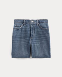 Alternative view of The Cheeky Jean Short | Vintage Blue