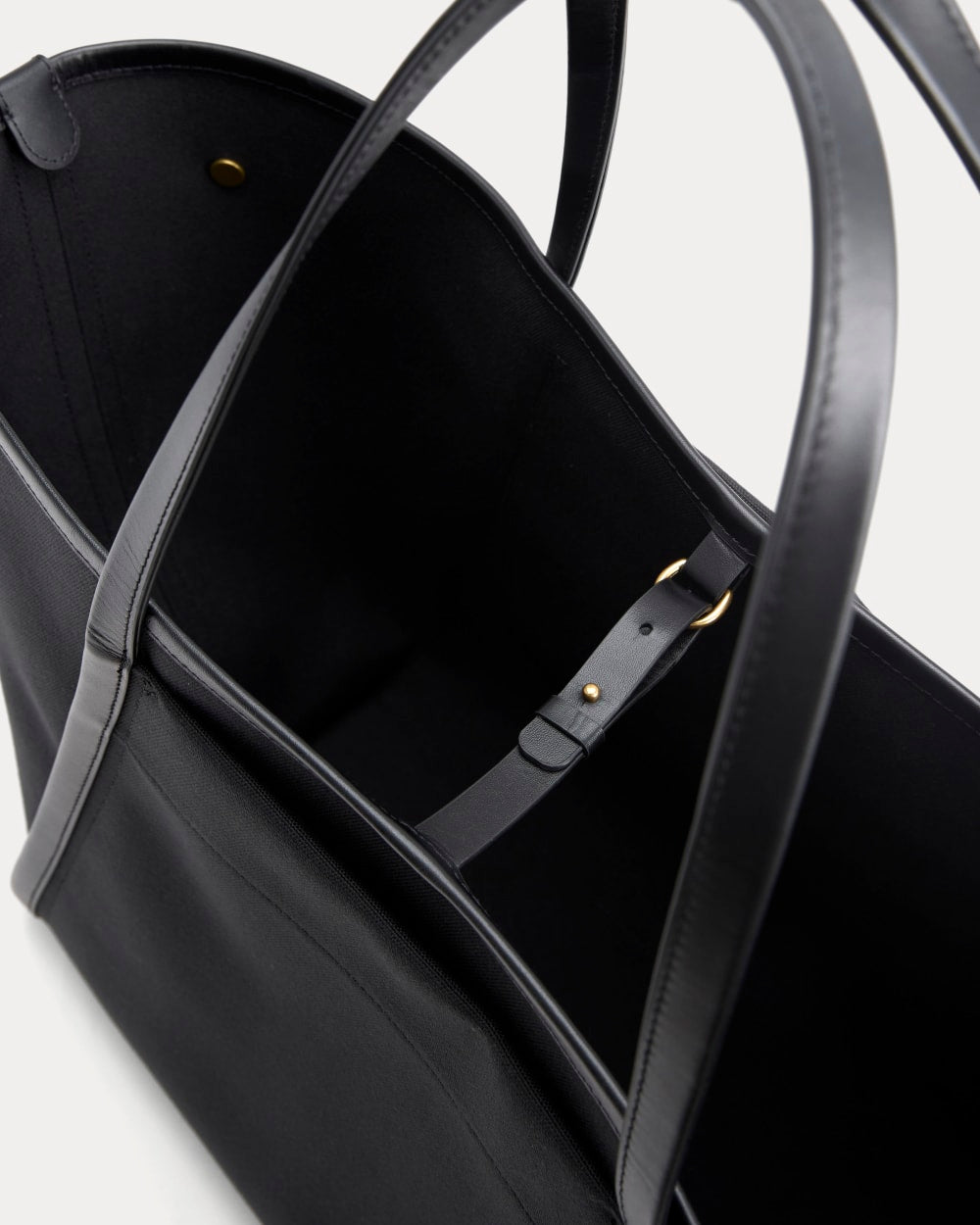 Canvas Lug Tote | Black - Image 5