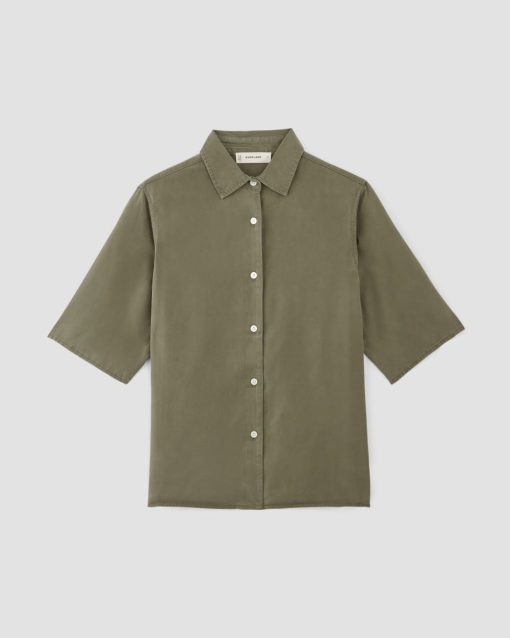 Alternative view of The Short-Sleeve Shirt in Butterlite | Kalamata