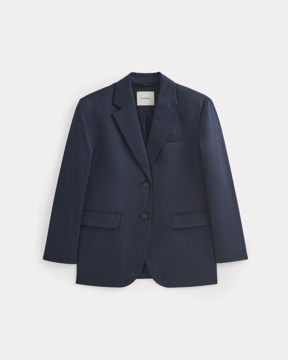 Tailored Drape Blazer | Navy - Image 2