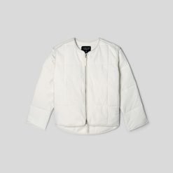 Alternative view of The Quilted Cotton Liner | Bone