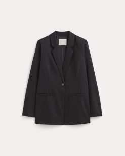 Alternative view of The Relaxed Blazer in Buttersmooth | Black