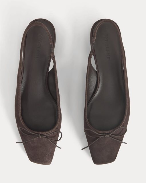 Alternative view of The Ballet Slingback Heel | Dark Chocolate