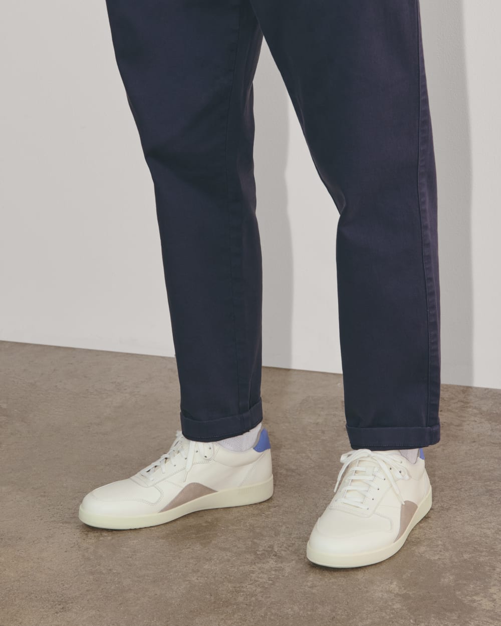 The Court Sneaker | Canvas Tan / Bluebell / Trench Coat - Image 7