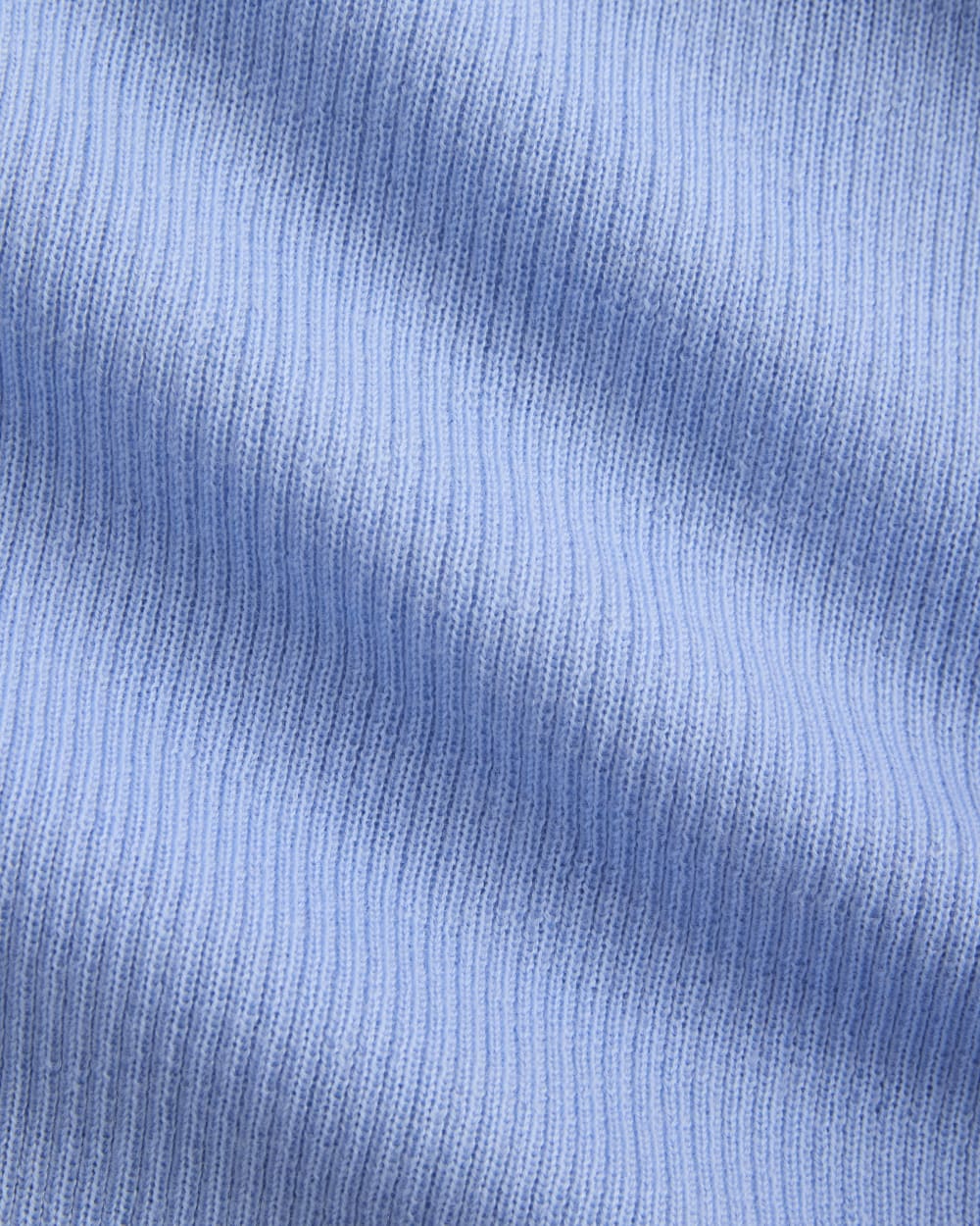 The Cropped Crew Top in Ultrafine Merino | Open Air Blue - Image 7