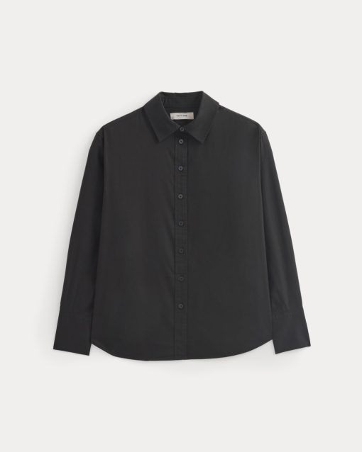 Alternative view of Everyday Shirt in Silky Cotton | Black