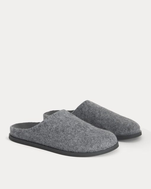 Alternative view of Wool Clog | Charcoal
