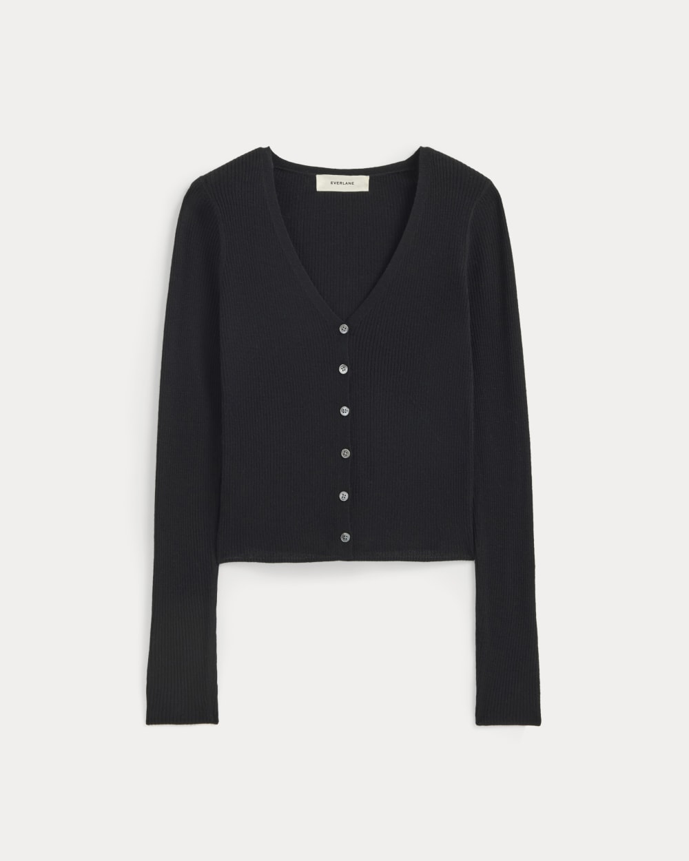 The Cardigan in Ultrasoft Merino | Black - Image 2