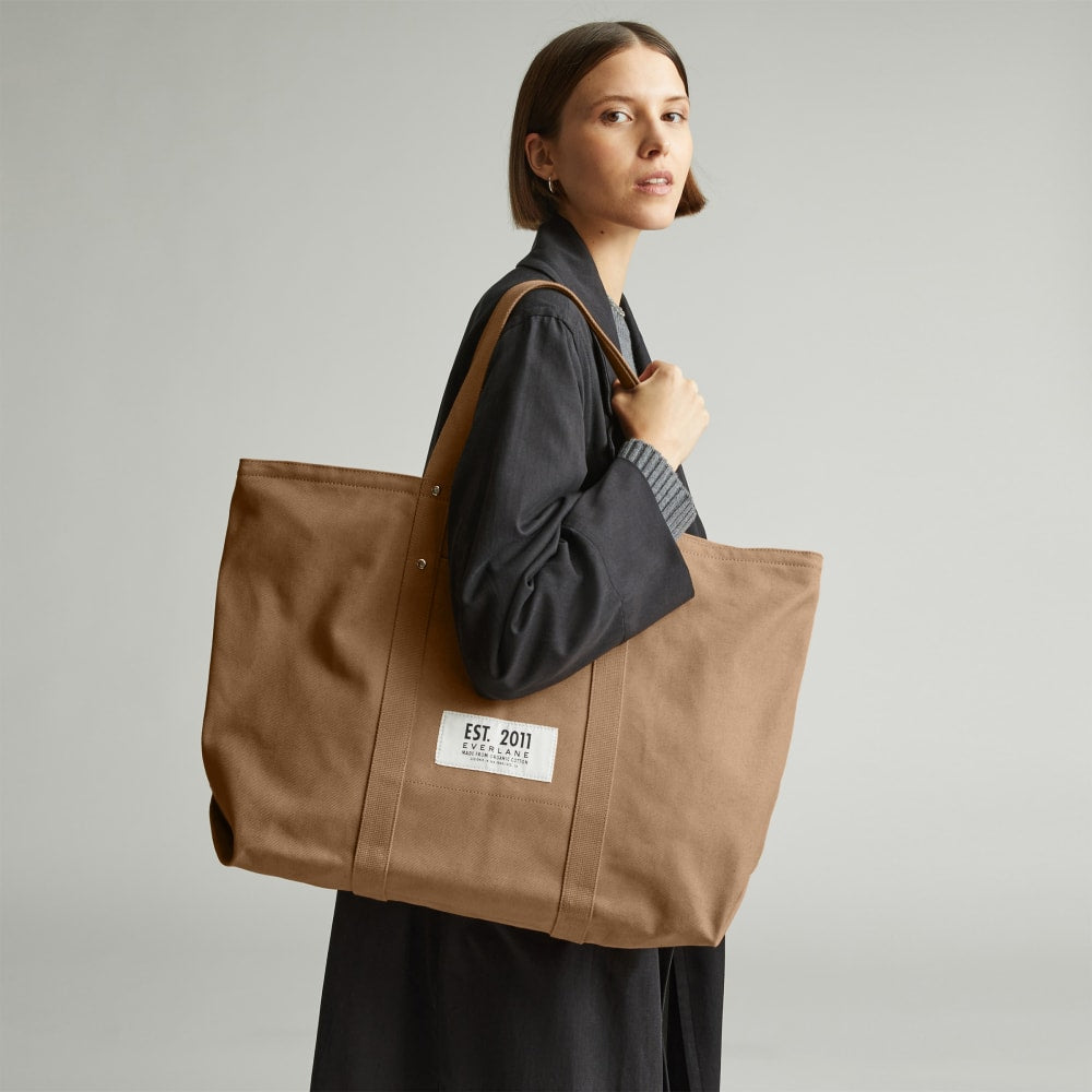 The Organic Canvas Weekender | Cappuccino - Image 6