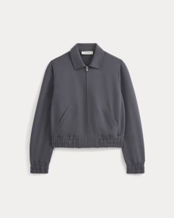 Alternative view of Ponte Aviator Jacket | Graphite