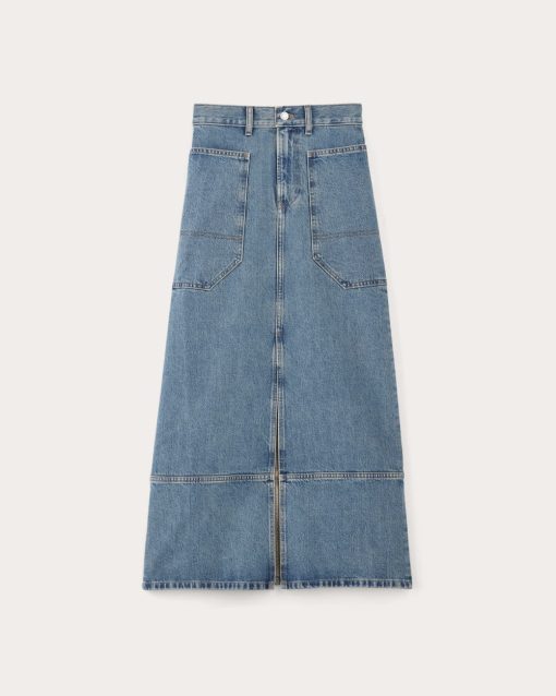 Alternative view of The Gardener Skirt | Medium Indigo