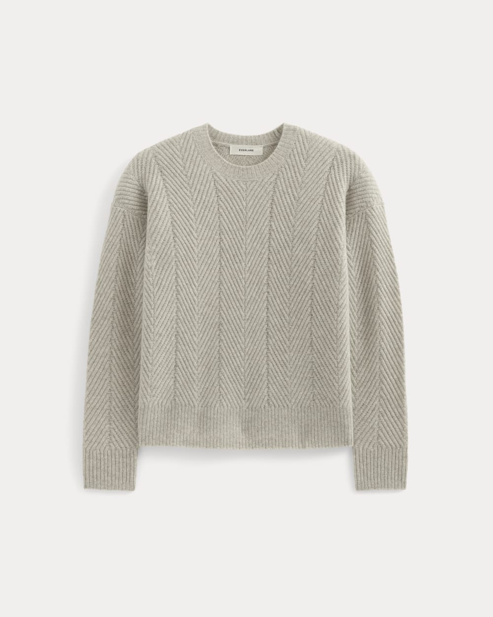 Cashmere Herringbone Sweater | Canvas - Image 2