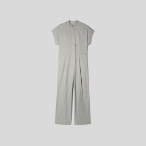 Alternative view of The Easy Workwear Jumpsuit | Canvas Tan / Navy