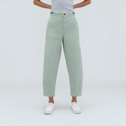 Alternative view of The Fatigue Barrel Pant | Sea Glass