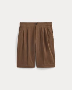 Alternative view of Pleated Easy Short | Toffee