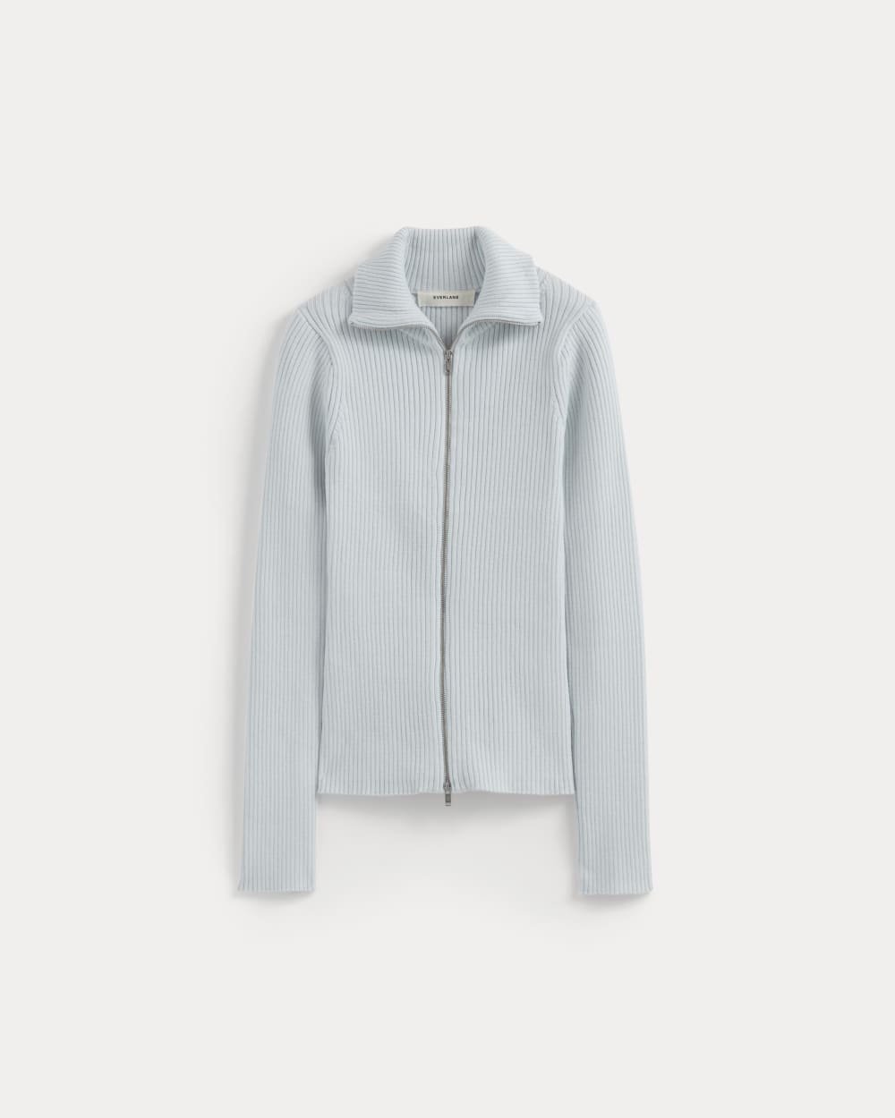 Full-Zip Ribbed Jacket in Everyday Cotton | Skywriting - Image 2