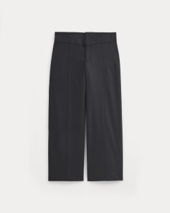 Alternative view of Tailored Drape Seam Pant | Black