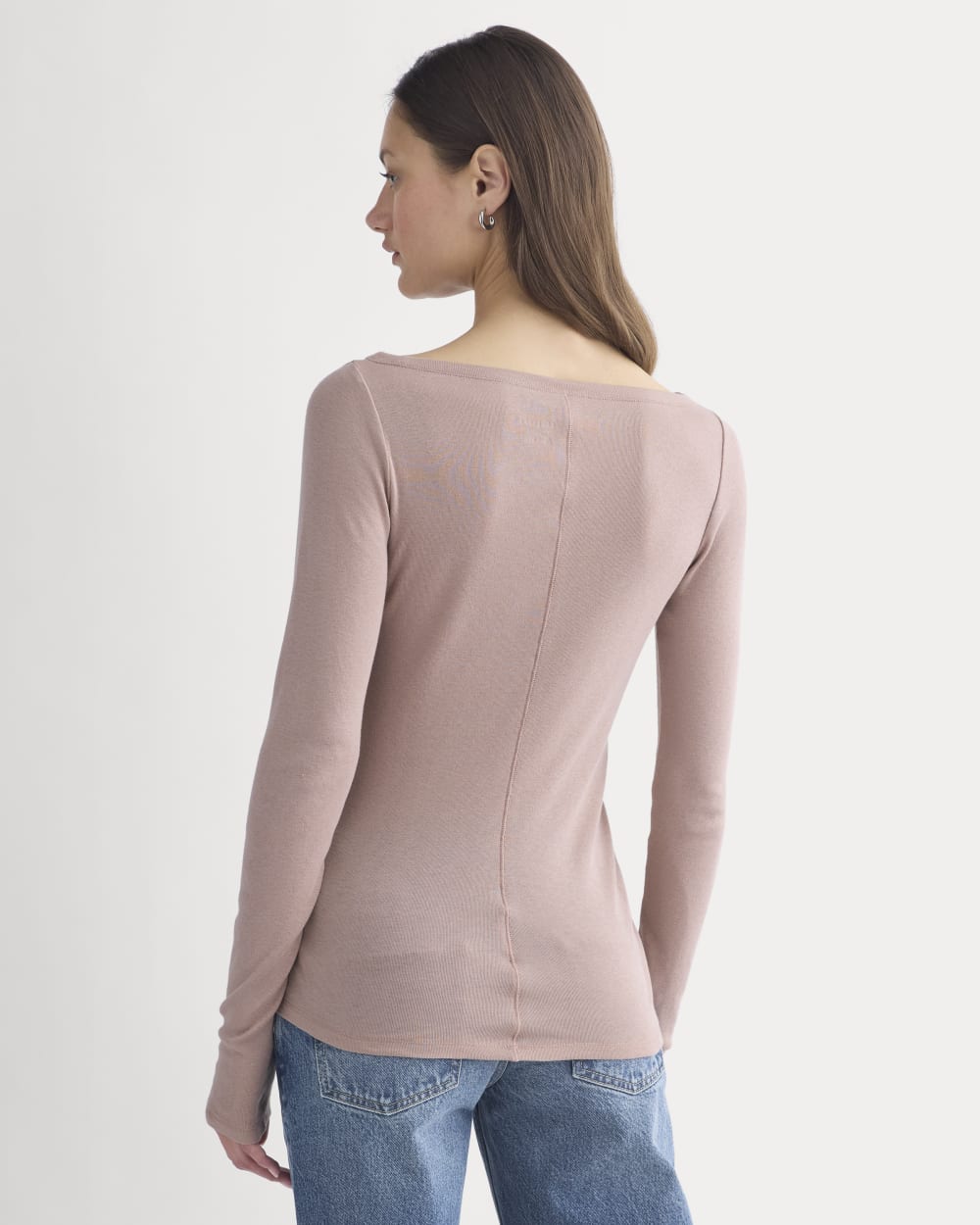 Tissue Boatneck Top | Dusty Rose - Image 5