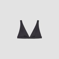 Alternative view of The ReNew Plunge Triangle Top | Black