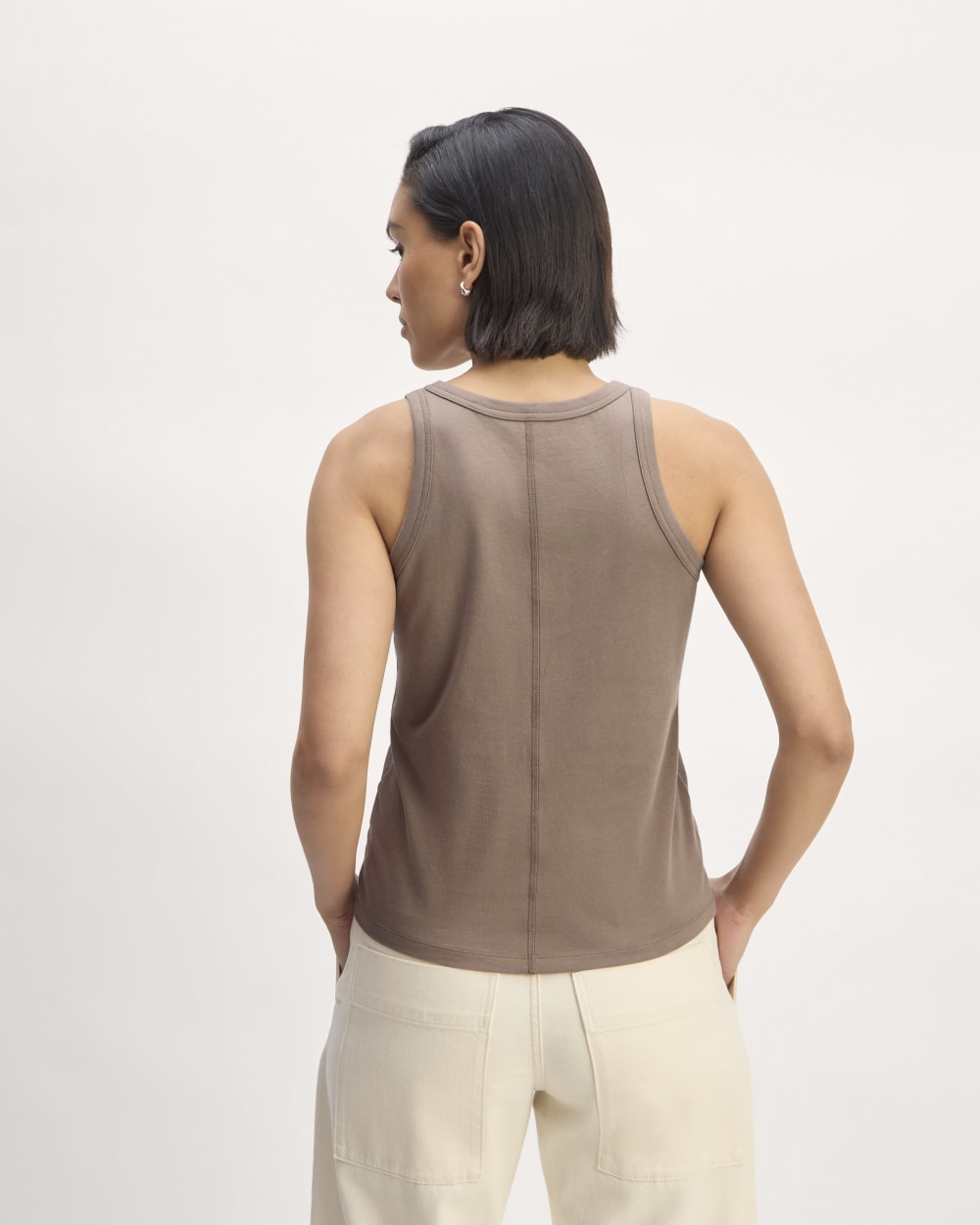 The Tank in Essential Cotton | Clay - Image 4