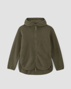 Alternative view of The ReNew Fleece Full-Zip Hoodie | Kalamata