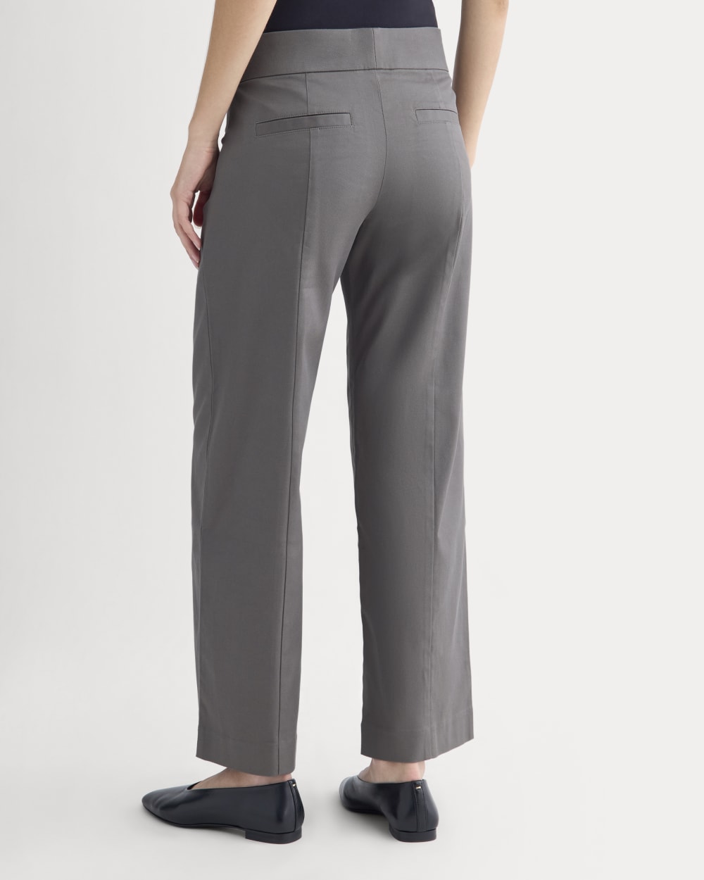 Tailored Drape Seam Pant | Charcoal Grey - Image 5