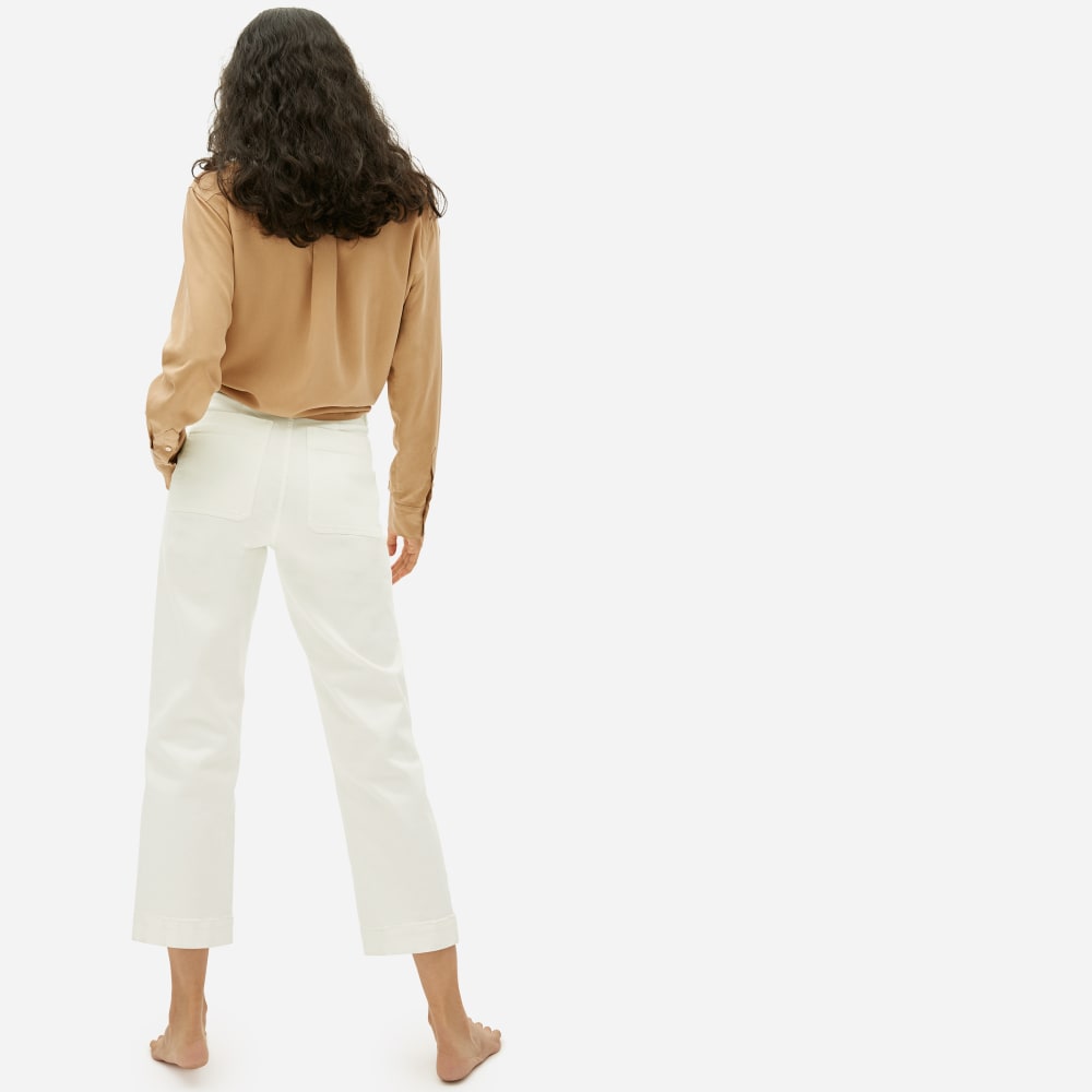 The Straight-Leg Crop | Bone | Short - Image 5