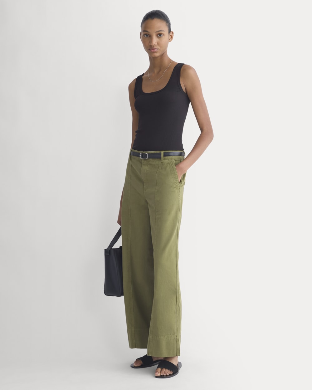 Seamed Wide-Leg Pant | Mayfly