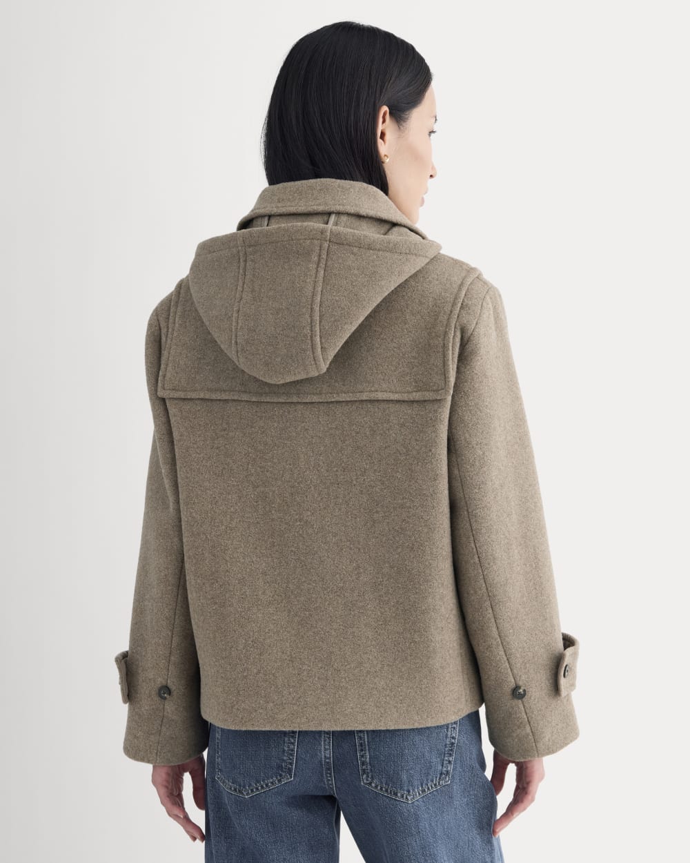 The ReWool Duffle Coat | Heather Taupe - Image 5