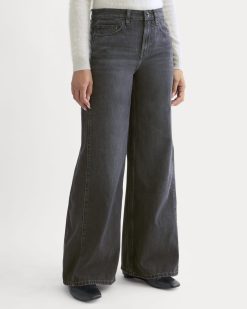 Alternative view of Paneled Ultra Wide-Leg Jean | Twilight