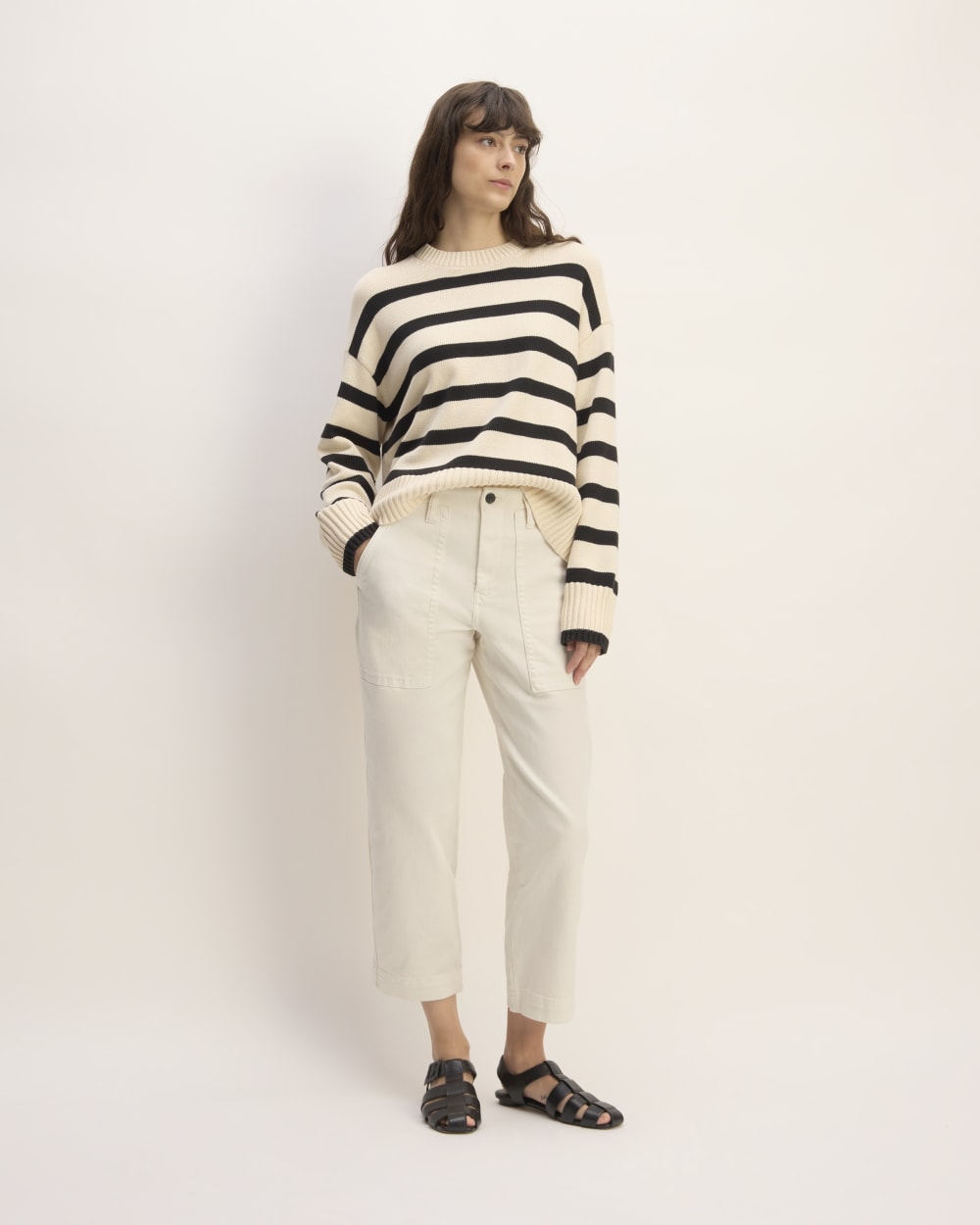 The Organic Utility Pant | Bone - Image 3