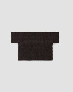 Alternative view of The Gauze Smock Top | Black