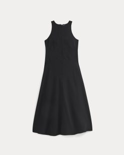 Alternative view of Sleeveless Seamed Dress | Black