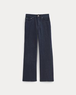 Alternative view of High-Rise Kick Flare Jean | Tungsten Rinse
