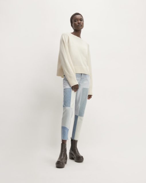 The '90s Cheeky® Mended Jean | Patched Indigo | 26.5 Inseam