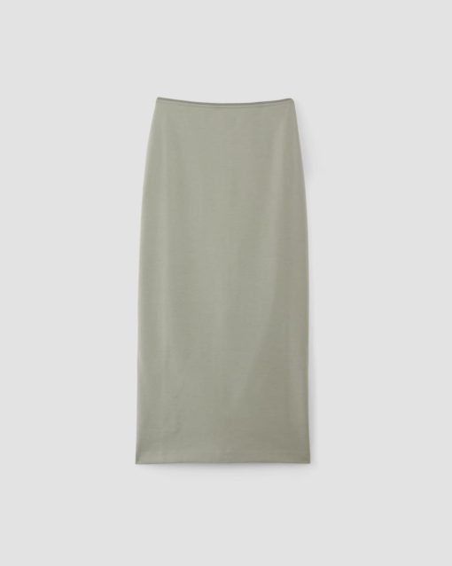 Alternative view of The Dream Maxi Skirt | Sage Green