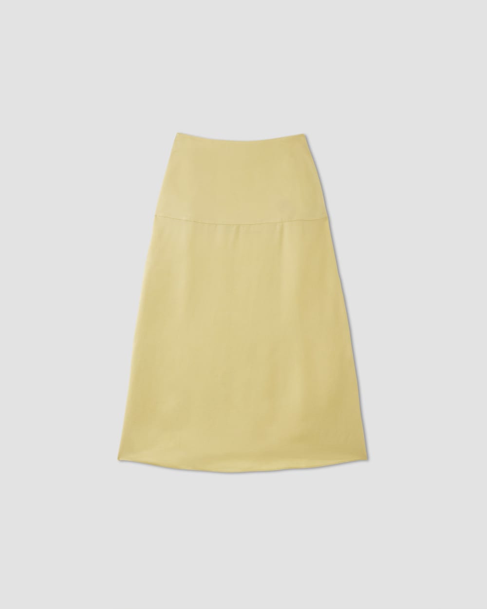 The Hammered Satin Slip Skirt | Raffia - Image 2