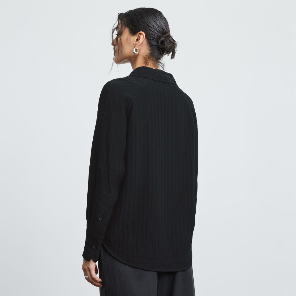 The City Stripe Shirt | Black - Image 3