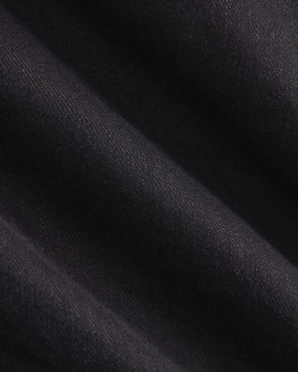 Square Tank in Stretch Linen | Black - Image 6