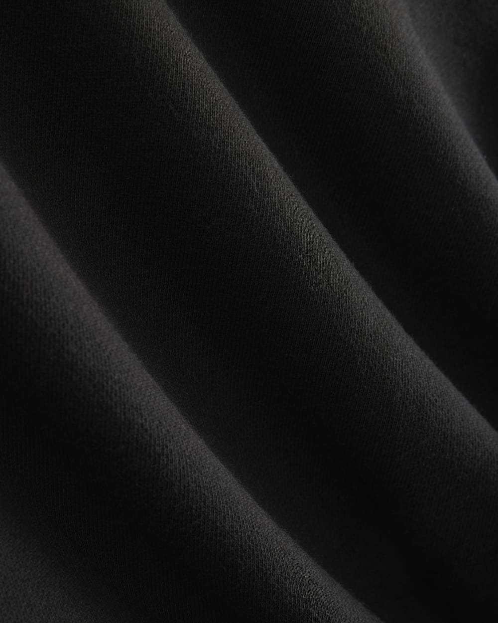 Lightweight Terry Bubble Sweatshirt | Black - Image 6