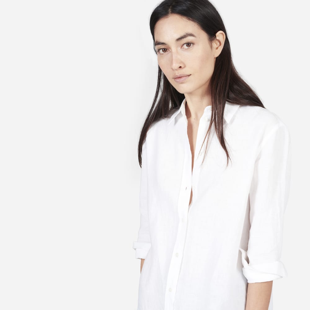 The Must-Have Shirt in Linen | White - Image 7