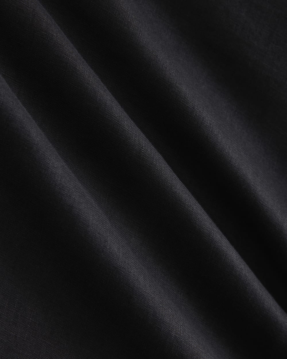Wide-Leg Drawstring Pant in Linen | Black - Image 6