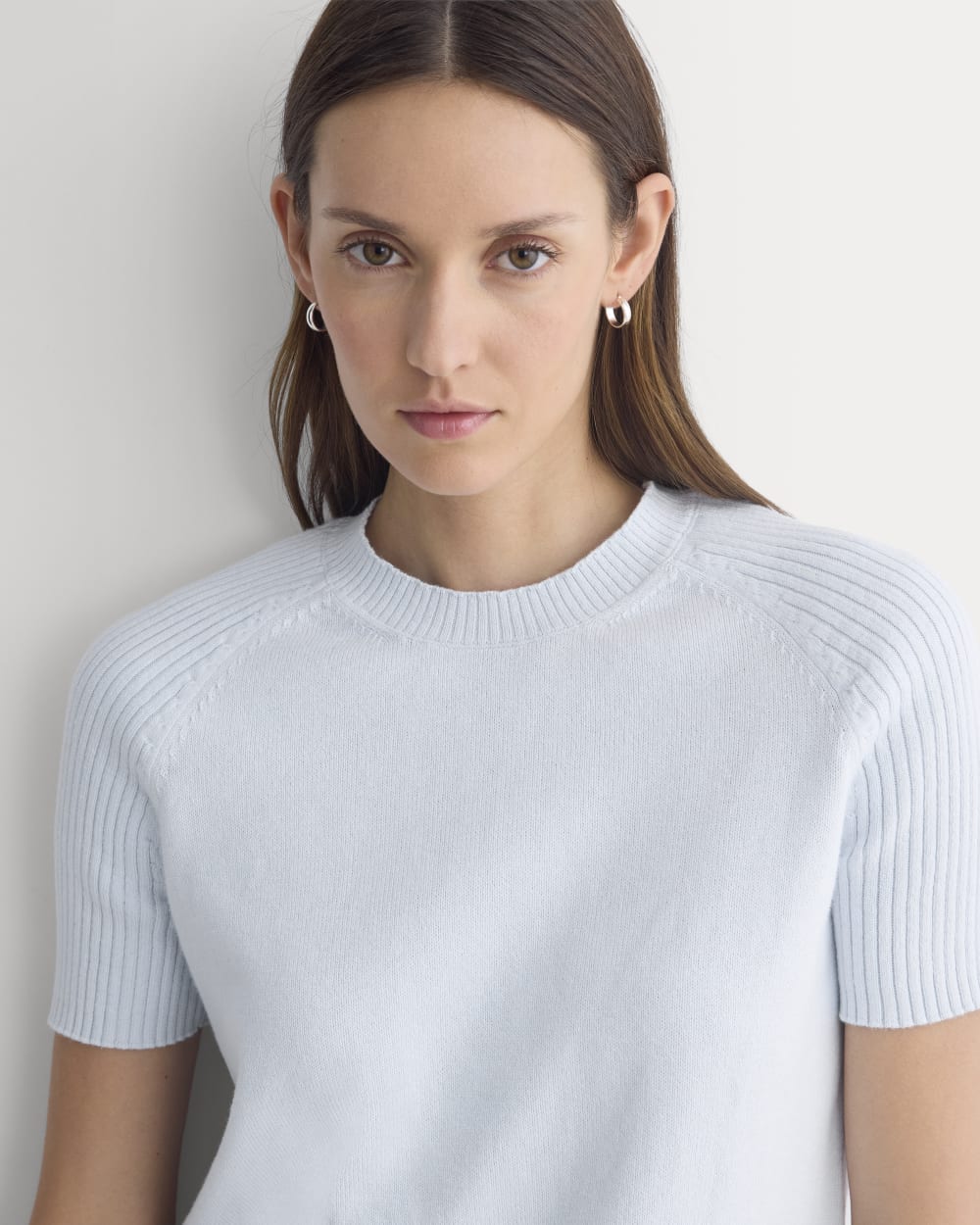 Short-Sleeve Crew in Everyday Cotton | Skywriting - Image 4