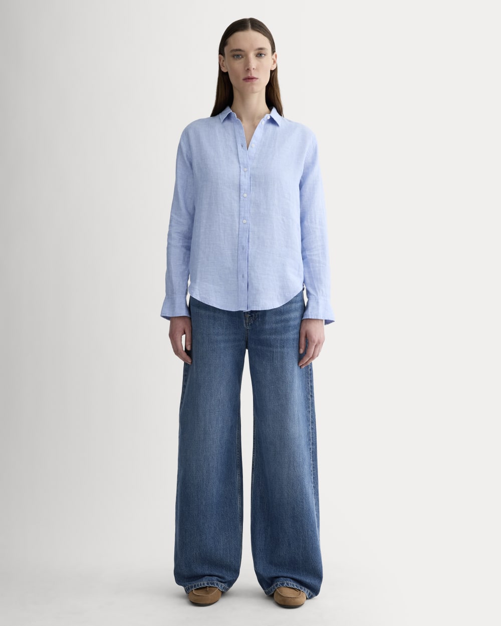 The Must-Have Shirt in Linen | Light Blue - Image 3