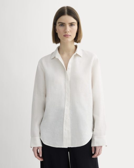 The Must-Have Shirt in Linen | Natural Chambray