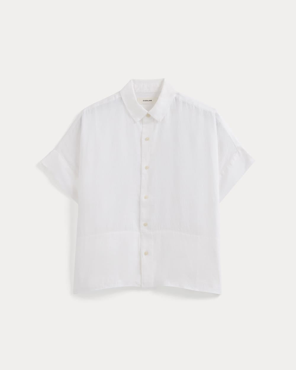 The Boxy Shirt in Linen | White - Image 2