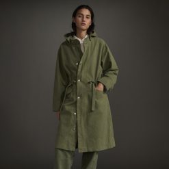 The Canvas Organic Cotton Parka | Forest Green