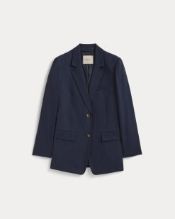 Alternative view of The Oversized Blazer in Buttersmooth | Navy